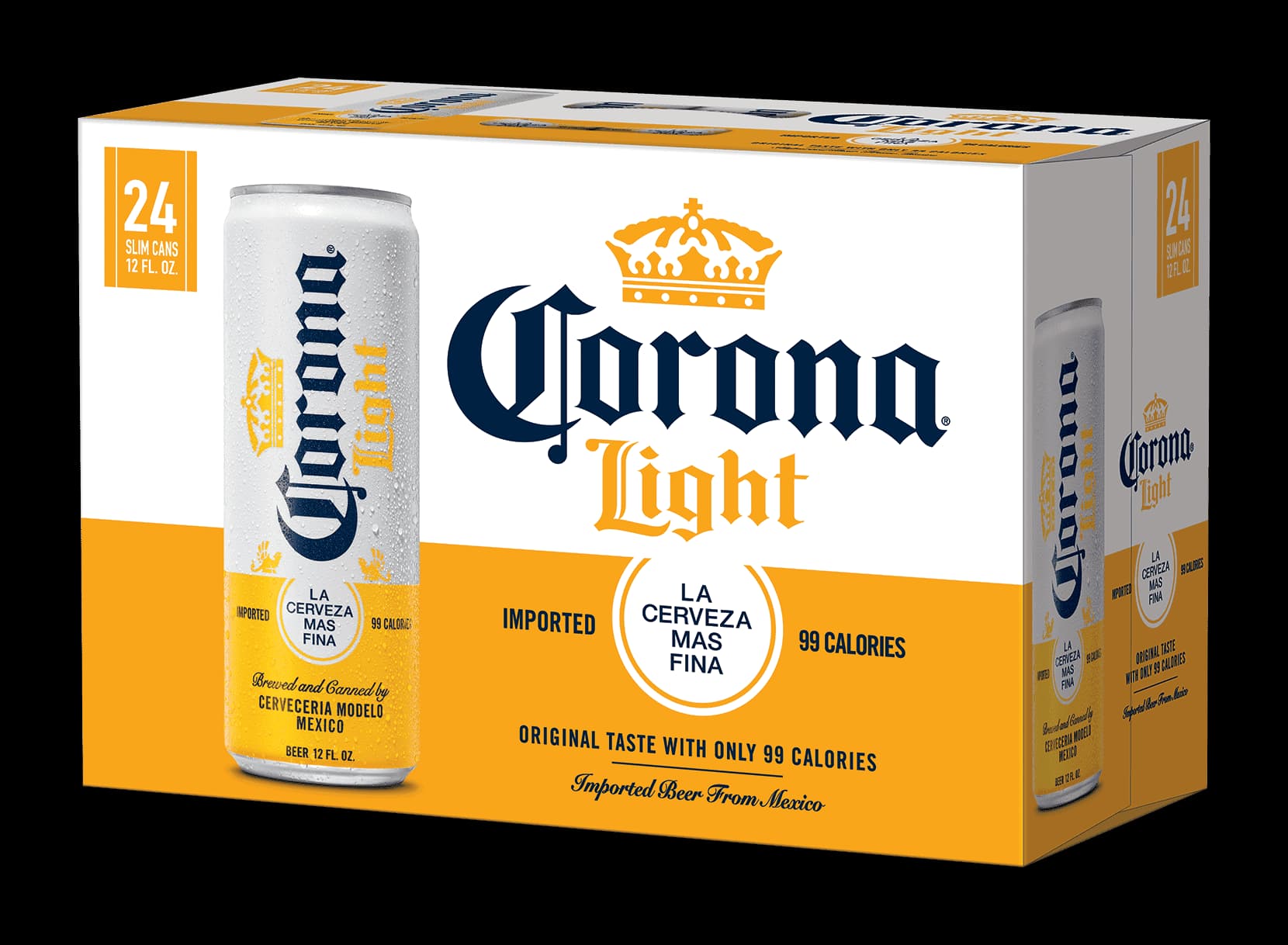 Corona Light 12oz 24pk Packaging